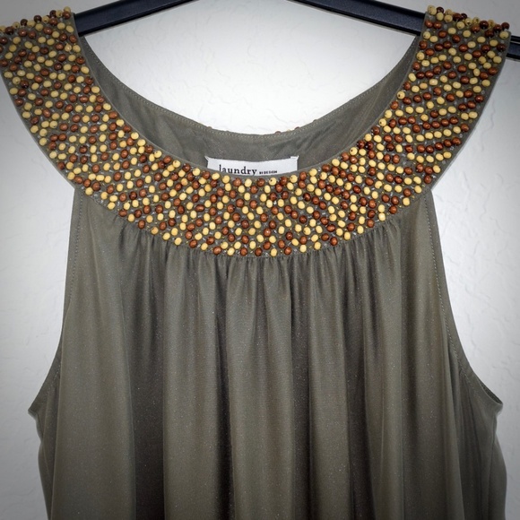 Laundry by Design Dresses & Skirts - Laundry By Design Dress M Silk Grecian Sleeveless